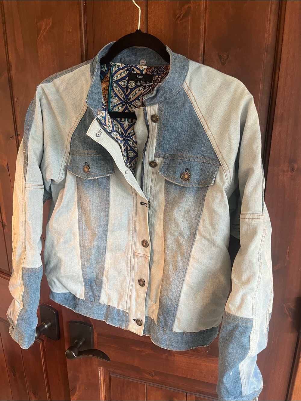 FATE Patchwork Demin Jacket - Picture 4 of 8